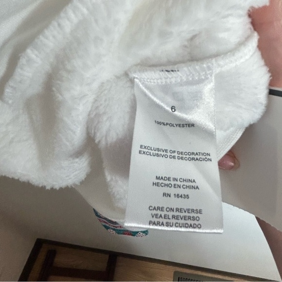 Nanette Kids Unicorn Outfit Sweatshirt Pants Headband NWT Sz 6 White Green - Picture 4 of 5